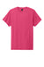 Gildan 64000CVC Mens Softstyle CVC Short Sleeve Crewneck T-Shirt Pink Lemonade Mist Flat Front
