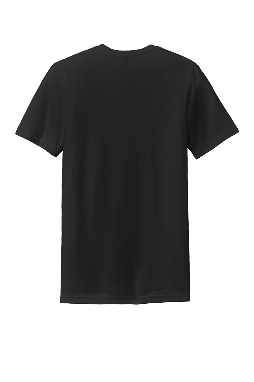 Gildan 64000CVC Mens Softstyle CVC Short Sleeve Crewneck T-Shirt Pitch Black Flat Back