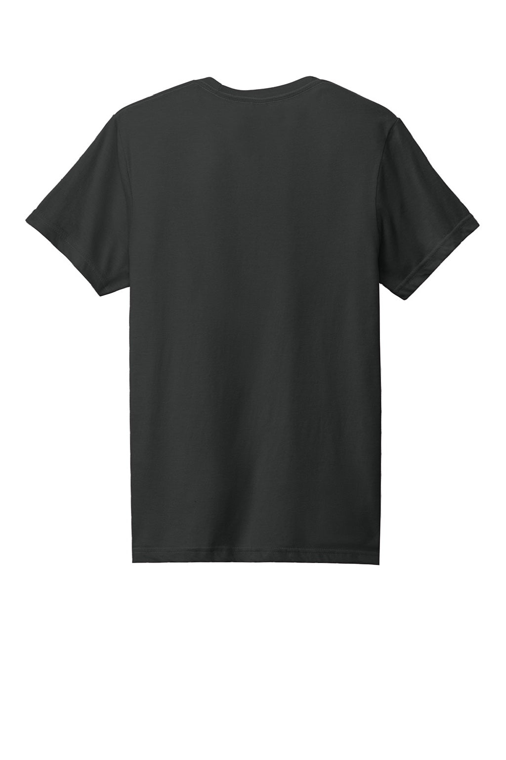 Gildan 64000CVC Mens Softstyle CVC Short Sleeve Crewneck T-Shirt Pitch Black Mist Flat Back