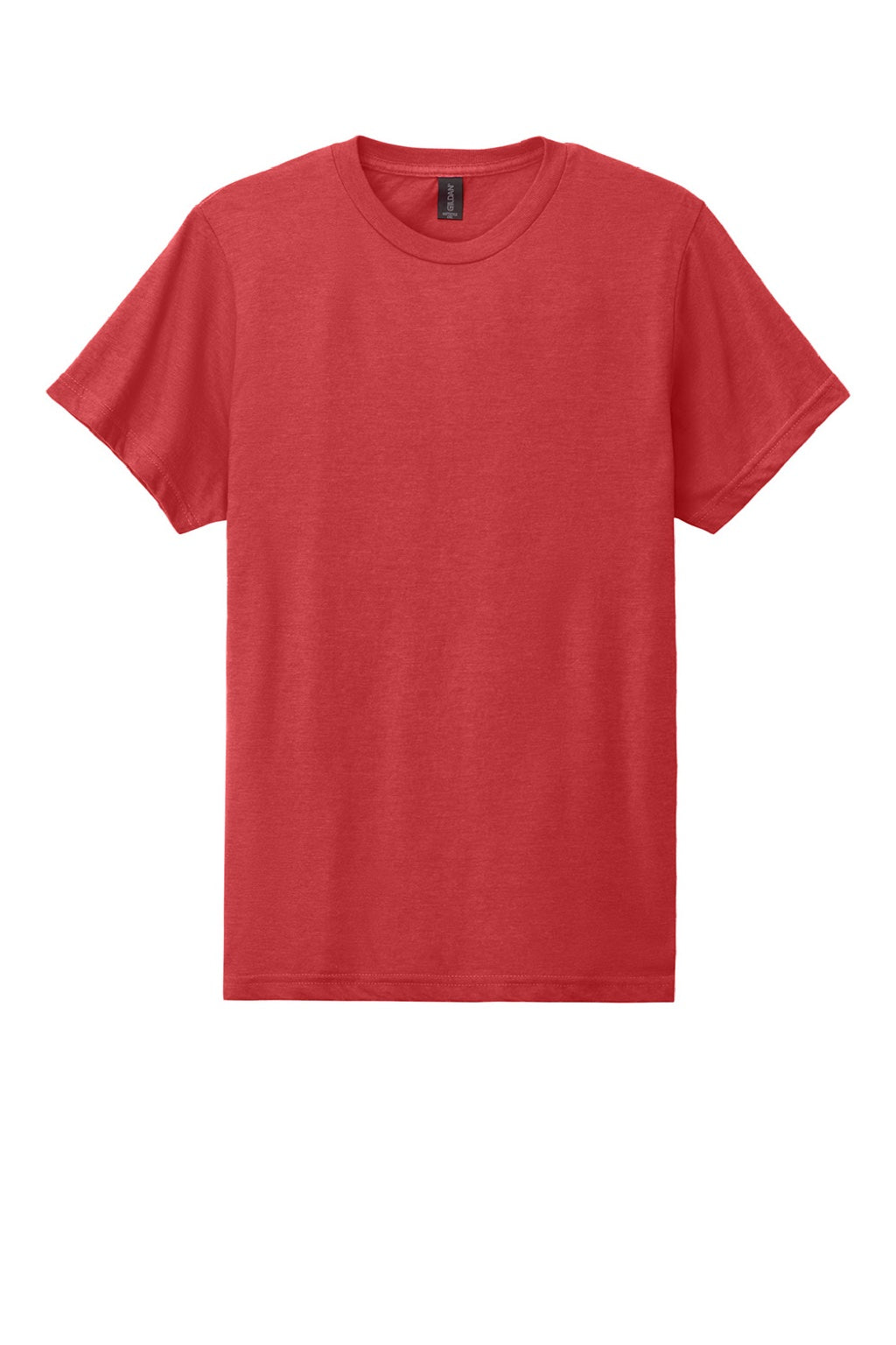 Gildan 64000CVC Mens Softstyle CVC Short Sleeve Crewneck T-Shirt Red Mist Flat Front