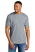 Gildan 64000CVC Mens Softstyle CVC Short Sleeve Crewneck T-Shirt Sport Grey Model Front