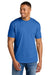 Gildan 64000CVC Mens Softstyle CVC Short Sleeve Crewneck T-Shirt Royal Blue Mist Model Front