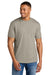 Gildan 64000CVC Mens Softstyle CVC Short Sleeve Crewneck T-Shirt Slate Grey Model Front