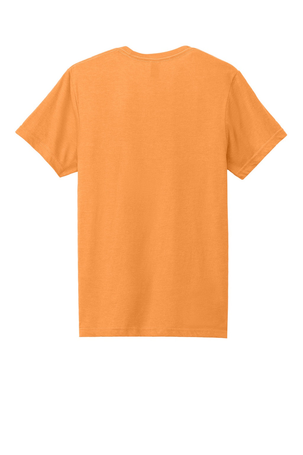 Gildan 64000CVC Mens Softstyle CVC Short Sleeve Crewneck T-Shirt Tangerine Orange Mist Flat Back