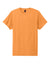 Gildan 64000CVC Mens Softstyle CVC Short Sleeve Crewneck T-Shirt Tangerine Orange Mist Flat Front