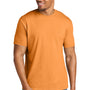 Gildan Mens Softstyle CVC Short Sleeve Crewneck T-Shirt - Tangerine Orange Mist