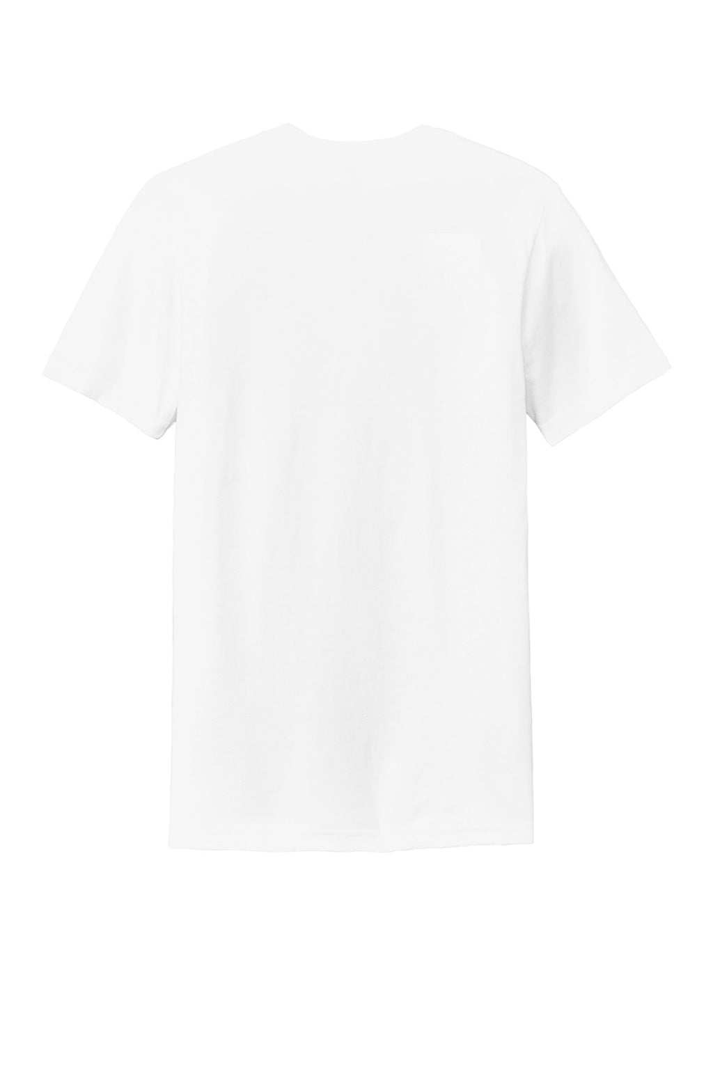 Gildan 64000CVC Mens Softstyle CVC Short Sleeve Crewneck T-Shirt White Flat Back