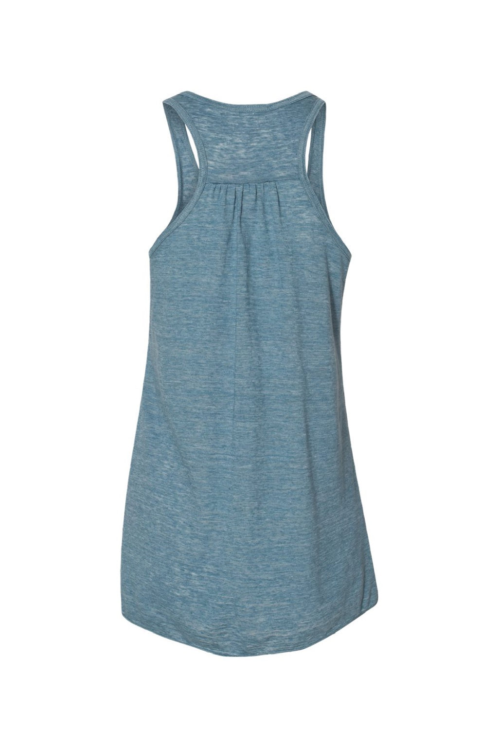 Bella + Canvas BC8800/8800 Womens Flowy Tank Top Denim Blue Slub Flat Back