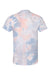 Dyenomite 650DR Mens Dream Tie Dyed Short Sleeve Crewneck T-Shirt Coral Flat Back