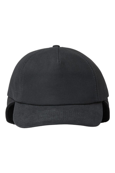 Dri Duck 3753 Mens Extreme Cold Canvas Hat Charcoal Grey Flat Front