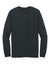 Gildan 64440CVC Mens Softstyle CVC Long Sleeve Crewneck T-Shirt Pitch Black Mist Flat Front