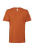 Bella + Canvas BC3001/3001C Mens Jersey Short Sleeve Crewneck T-Shirt Autumn Orange Flat Front