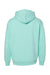 Independent Trading Company IND4000 Mens Hooded Sweatshirt Hoodie w/ Pouch Pocket Mint Green Flat Back
