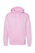 Independent Trading Company IND4000 Mens Hooded Sweatshirt Hoodie w/ Pouch Pocket Light Pink Flat Front