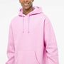 Independent Trading Company Mens Hooded Sweatshirt Hoodie w/ Pouch Pocket - Light Pink