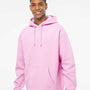 Independent Trading Co. Mens Hooded Sweatshirt Hoodie - Light Pink - NEW