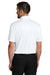 Port Authority K700 Mens Shirt Collar Short Sleeve Polo Shirt White Flat Back