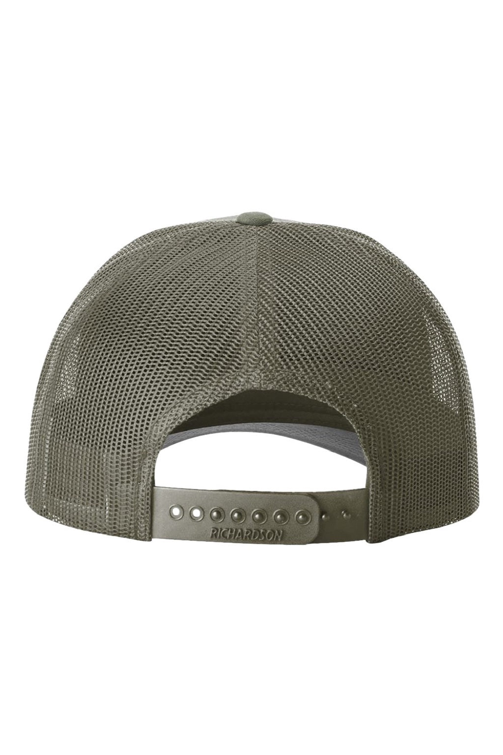 Richardson Hats 115 Mens Snapback Trucker Hat Loden Green Flat Back