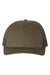 Richardson Hats 115 Mens Snapback Trucker Hat Chocolate Chip Brown/Grey Brown Flat Front