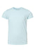 Bella + Canvas 3413Y Youth Short Sleeve Crewneck T-Shirt Ice Blue Flat Front