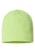 Atlantis Hats HOLLY Unisex Sustainable Beanie Acid Green Flat Front