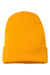 Yupoong Hats 1501KC Unisex Cuffed Beanie Gold Flat Front