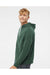 Independent Trading Co. AFX90UN Mens Hooded Sweatshirt Hoodie Alpine Green Model Side