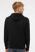 Independent Trading Company AFX90UN Mens Hooded Sweatshirt Hoodie w/ Pouch Pocket Black Model Back