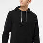 Independent Trading Company Mens Hooded Sweatshirt Hoodie w/ Pouch Pocket - Black