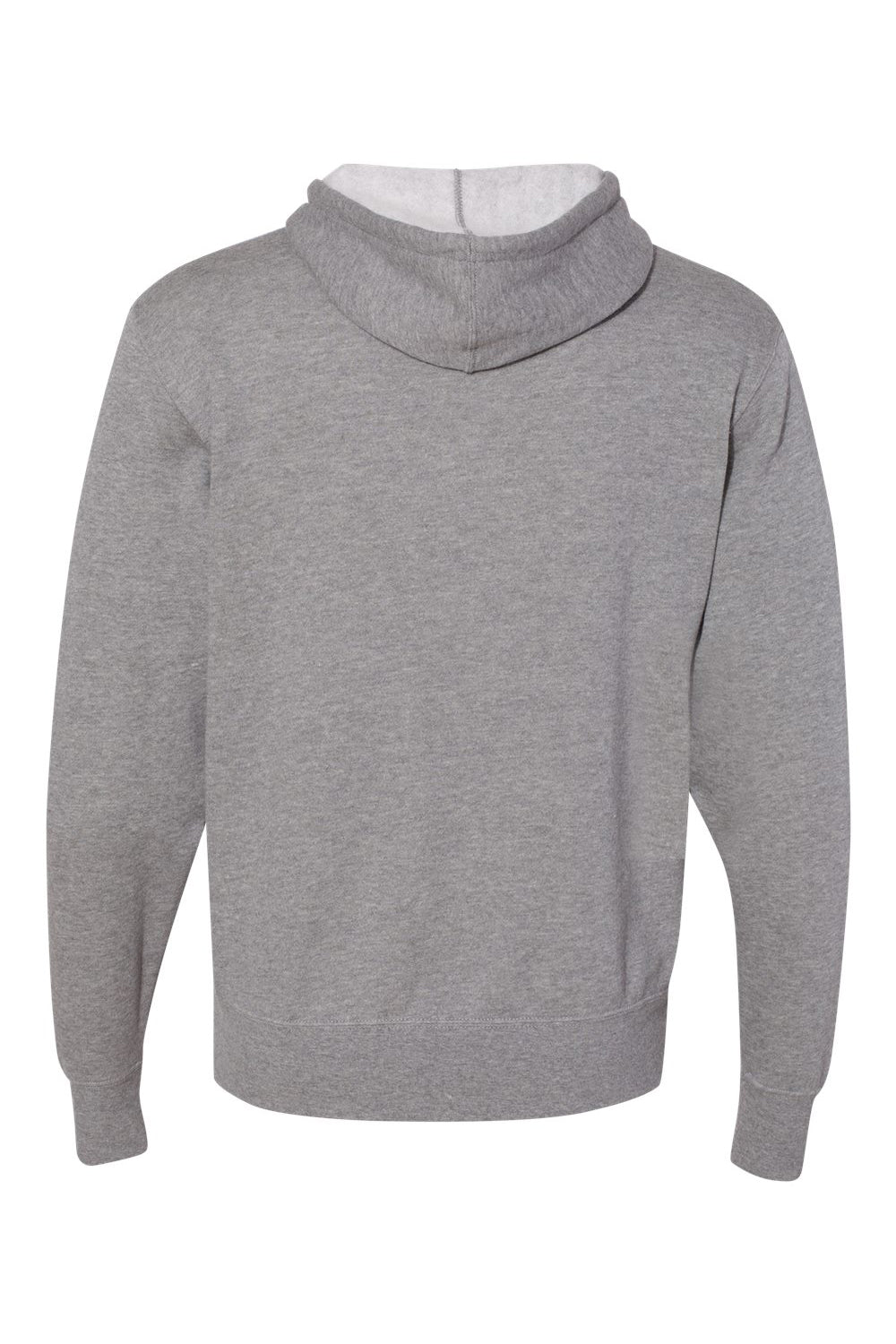 Independent Trading Co. AFX90UN Mens Hooded Sweatshirt Hoodie Heather Gunmetal Grey Flat Back