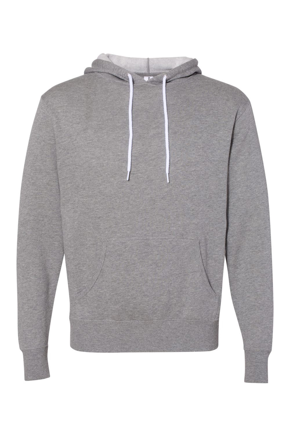 Independent Trading Co. AFX90UN Mens Hooded Sweatshirt Hoodie Heather Gunmetal Grey Flat Front