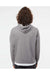 Independent Trading Co. AFX90UN Mens Hooded Sweatshirt Hoodie Heather Gunmetal Grey Model Back