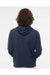 Independent Trading Co. AFX90UN Mens Hooded Sweatshirt Hoodie Slate Blue Model Back