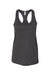 Bella + Canvas BC6008/6008 Womens Jersey Tank Top Heather Dark Grey Flat Front