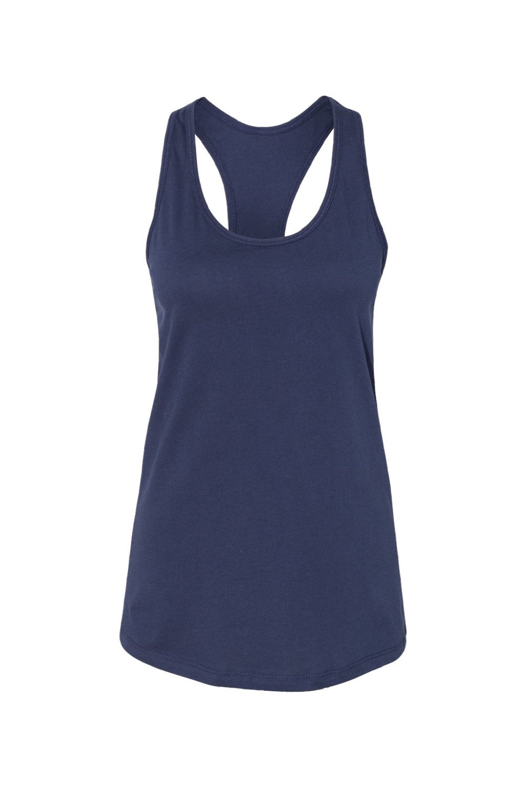 Bella + Canvas BC6008/6008 Womens Jersey Tank Top Navy Blue Flat Front