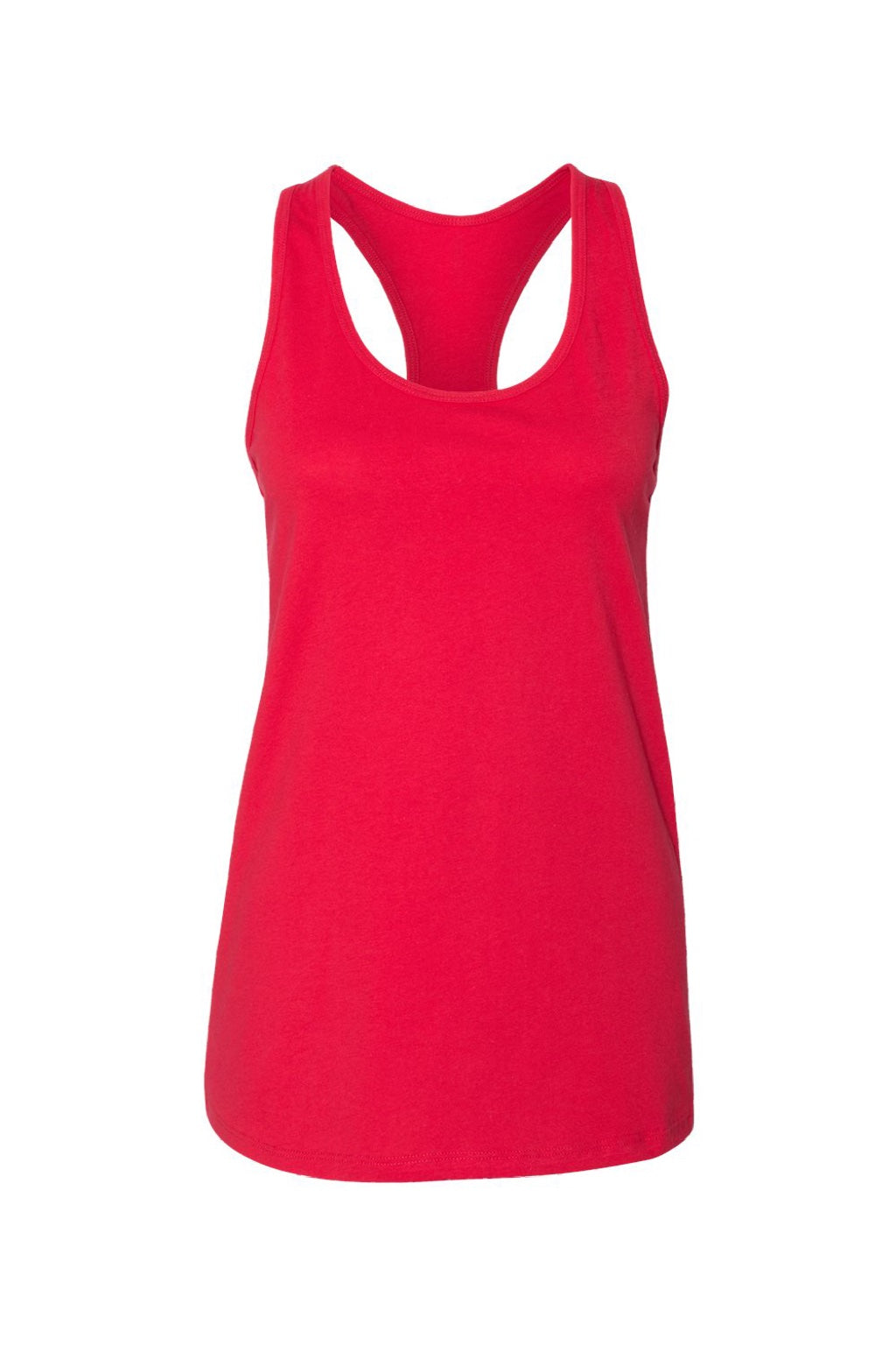 Bella + Canvas BC6008/6008 Womens Jersey Tank Top Red Flat Front