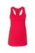 Bella + Canvas BC6008/B6008/6008 Womens Jersey Tank Top Red Flat Front