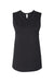 Bella + Canvas BC6003/6003 Womens Jersey Muscle Tank Top Black Flat Front