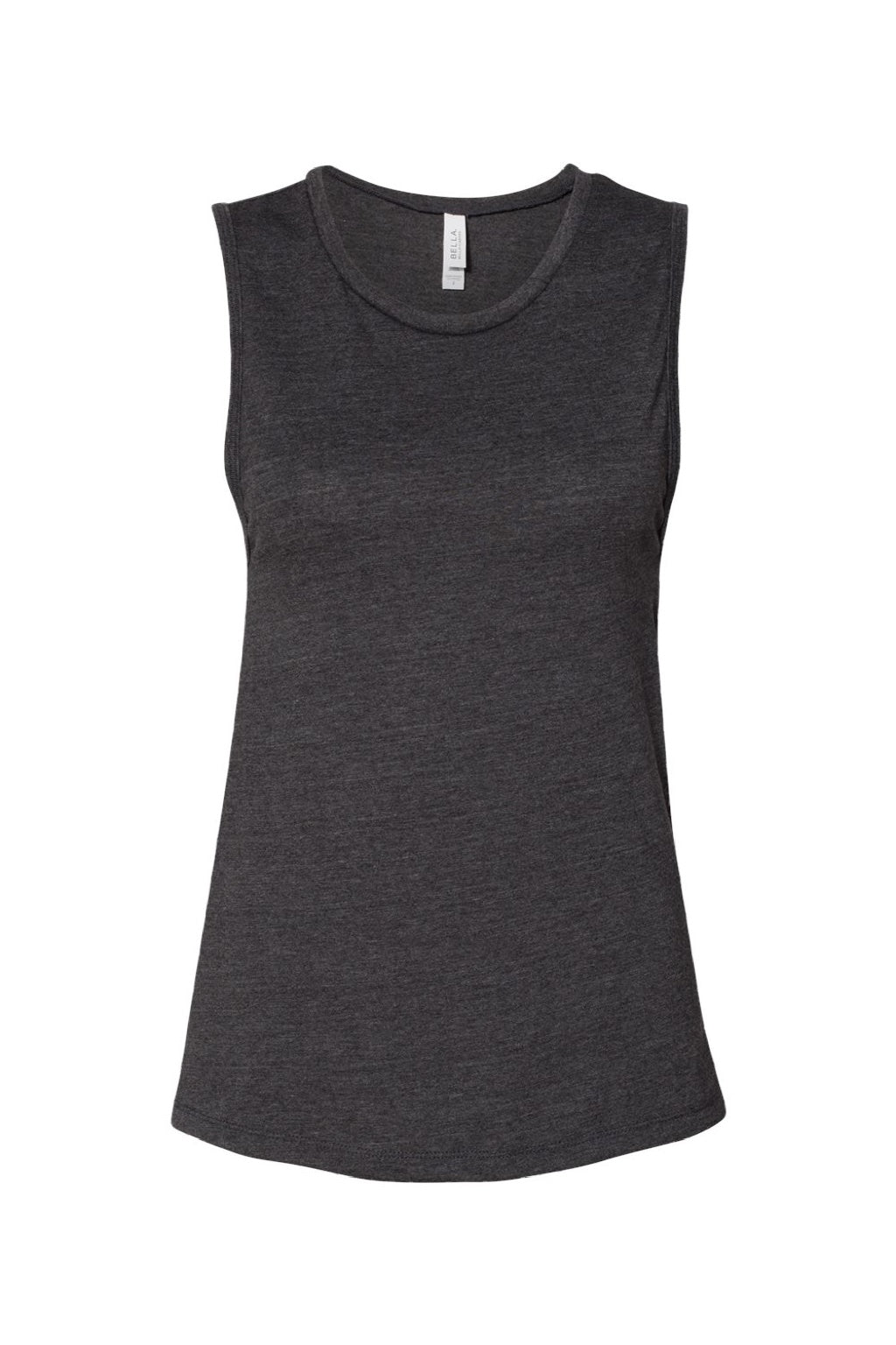 Bella + Canvas BC6003/6003 Womens Jersey Muscle Tank Top Heather Dark Grey Flat Front