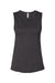 Bella + Canvas BC6003/6003 Womens Jersey Muscle Tank Top Heather Dark Grey Flat Front