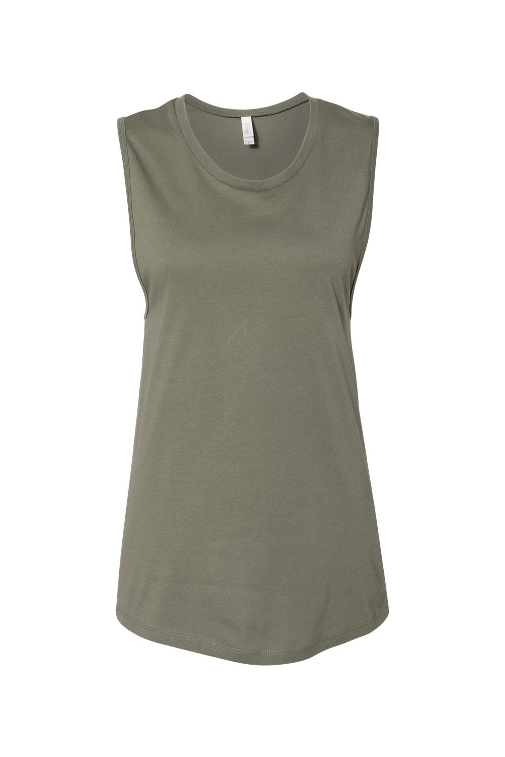 Bella + Canvas BC6003/B6003/6003 Womens Jersey Muscle Tank Top Military Green Flat Front