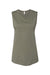 Bella + Canvas BC6003/6003 Womens Jersey Muscle Tank Top Military Green Flat Front