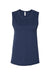 Bella + Canvas BC6003/B6003/6003 Womens Jersey Muscle Tank Top Navy Blue Flat Front