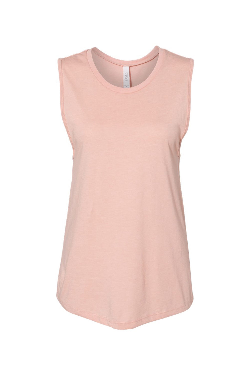Bella + Canvas BC6003/6003 Womens Jersey Muscle Tank Top Heather Peach Flat Front