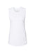 Bella + Canvas BC6003/B6003/6003 Womens Jersey Muscle Tank Top White Flat Front
