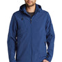 Eddie Bauer Mens Water Resistant Full Zip Hooded Jacket - Admiral Blue