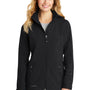 Eddie Bauer Womens Water Resistant Full Zip Hooded Jacket - Black