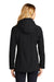 Eddie Bauer EB537 Womens Water Resistant Full Zip Hooded Jacket Black Model Back