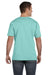 LAT 6901 Mens Fine Jersey Short Sleeve Crewneck T-Shirt Chill Blue Model Back