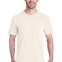 LAT Mens Fine Jersey Short Sleeve Crewneck T-Shirt - Heather Natural